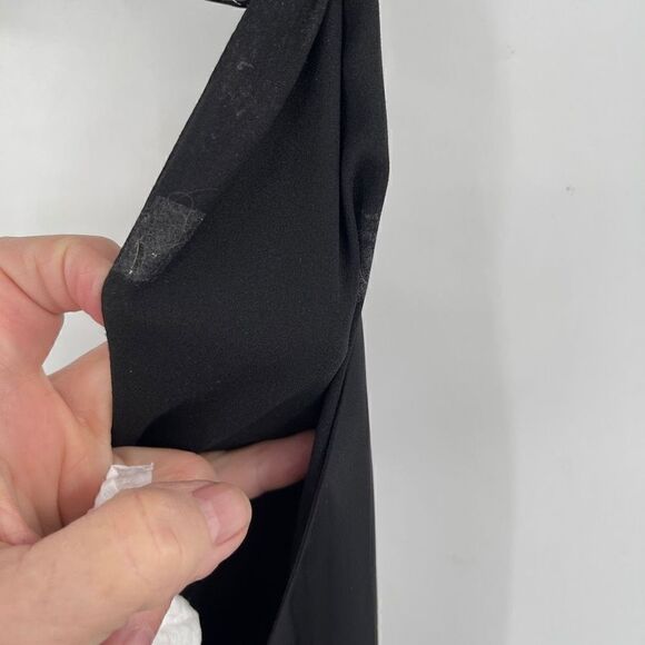 House of Harlow 1960 X Revolve Black Cut Out Opal Jumpsuit Size Large - Picture 8 of 12